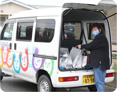 田川市の障がい者施設つくしの里　配食